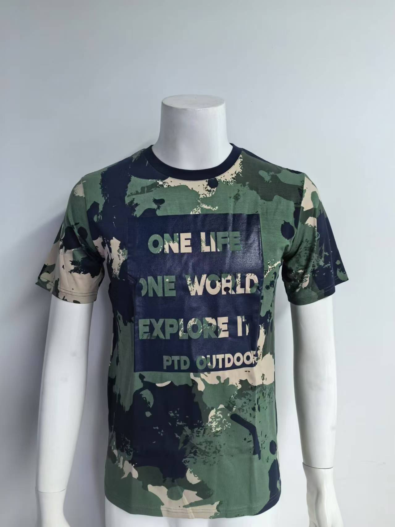 Knitted short leeves t-shirt w